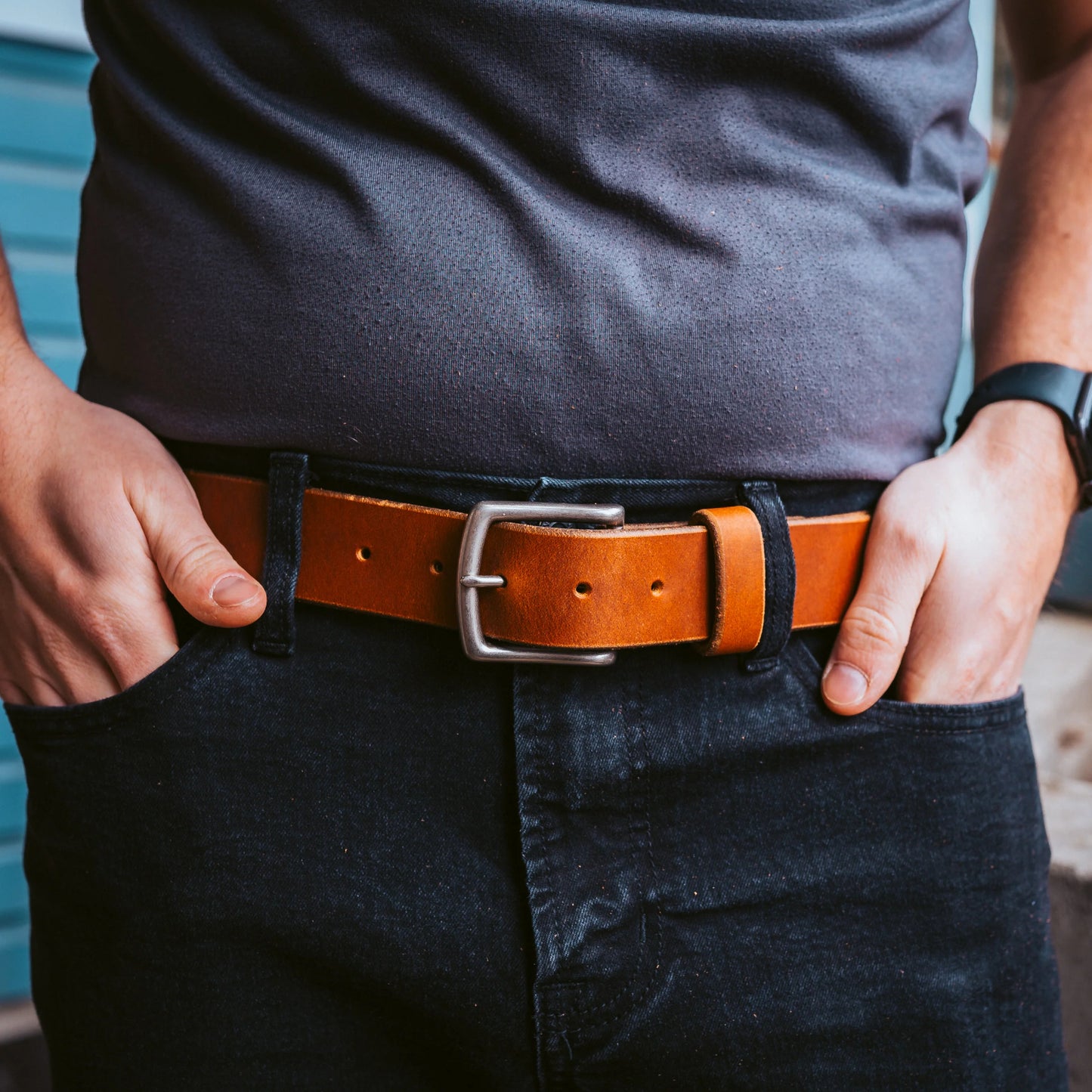 Leather Belt - 1.5"