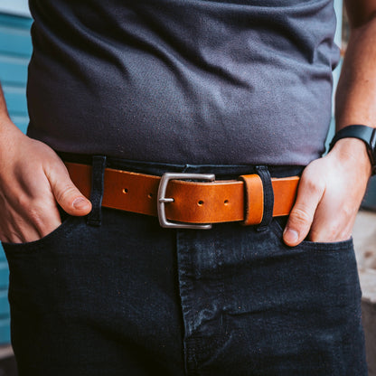 Leather Belt - 1.5"
