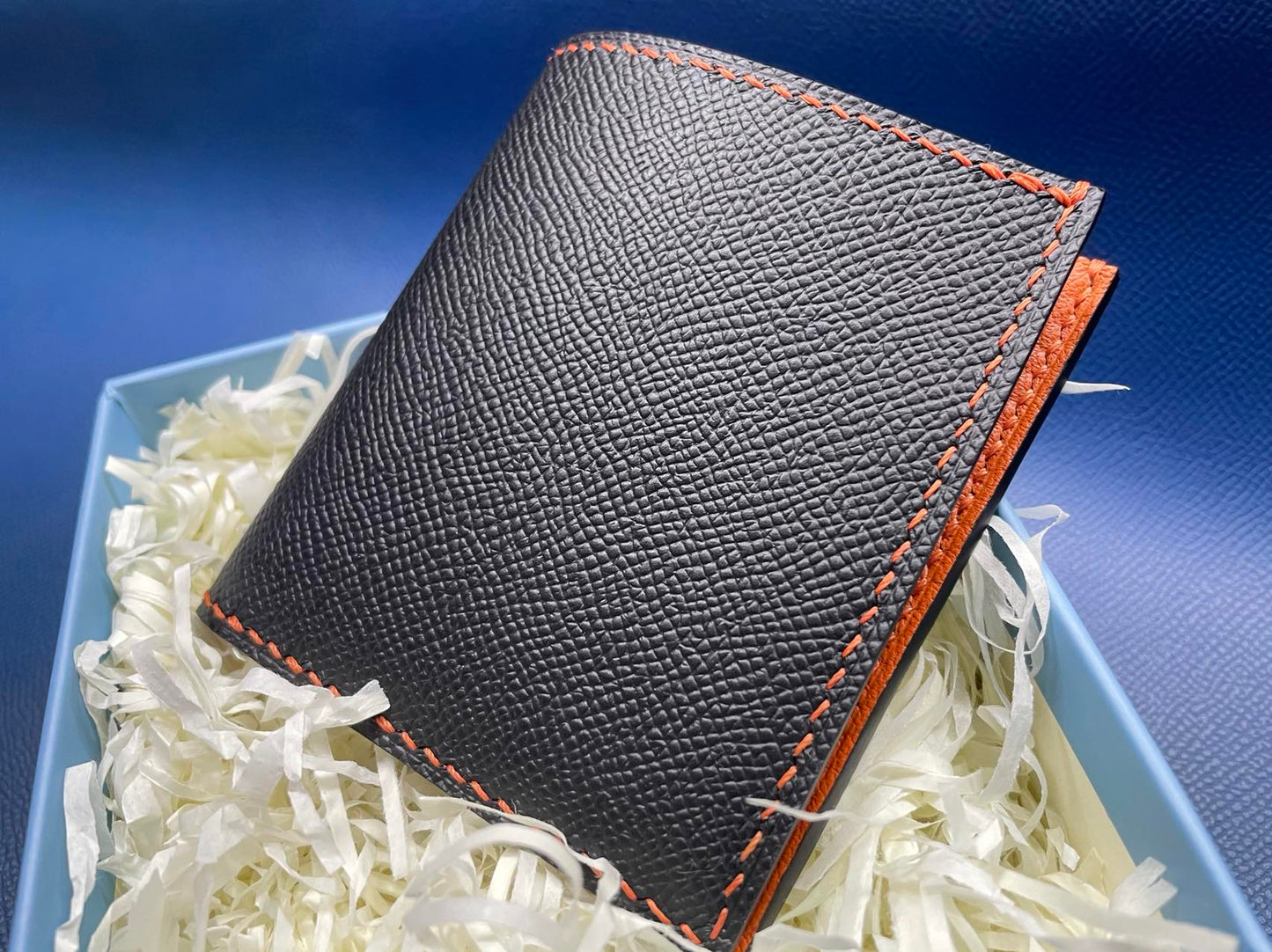 Customized Handmade Bifold Leather Wallet