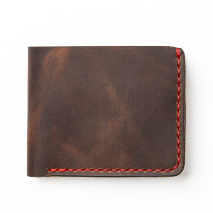 Customized Traditional Bifold Leather Wallet