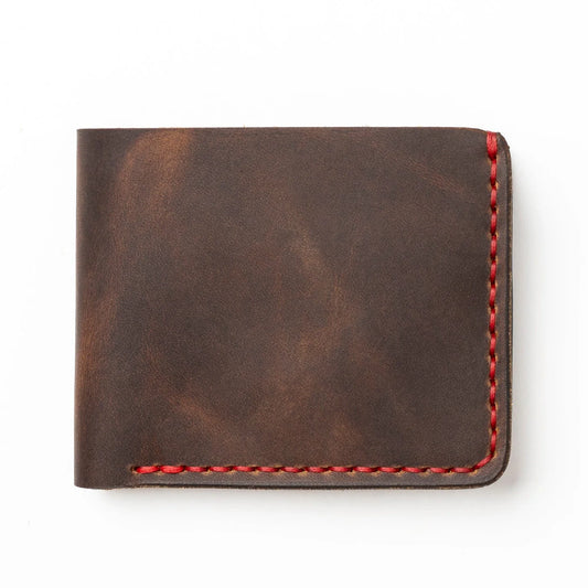 Customized Traditional Bifold Leather Wallet